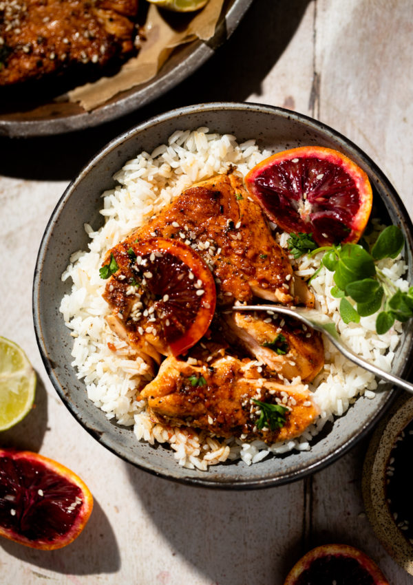 Pan-Fried Orange Glazed Salmon